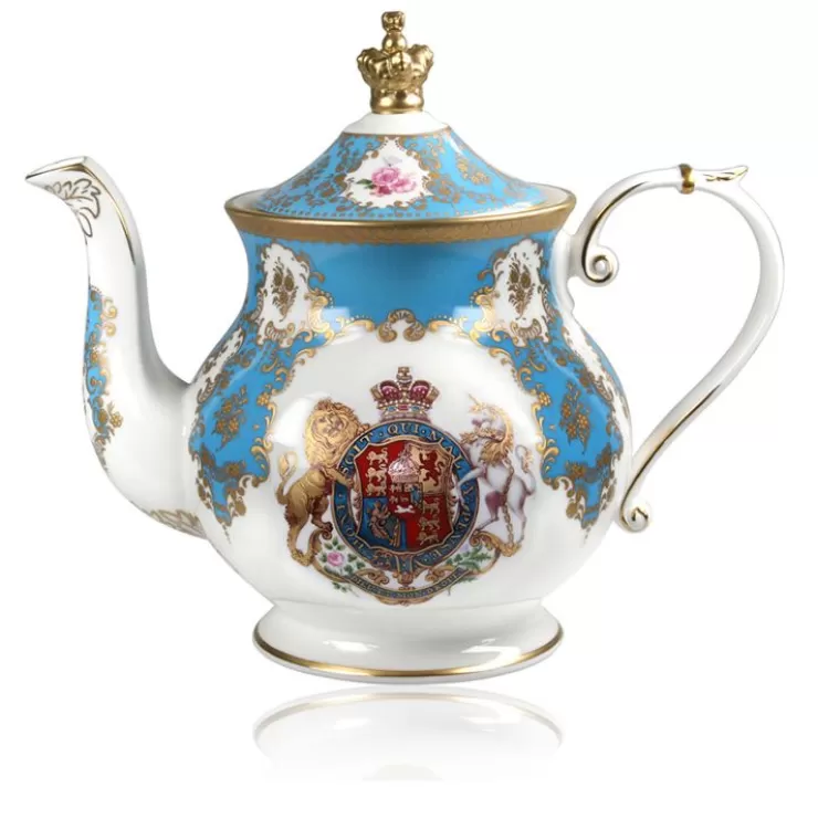 coat_of_arms_6_cup_teapot_2.webp Royal Collection Shop Coat Of Arms 6 Cup Teapot* Afternoon Tea