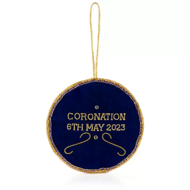 Royal Collection Shop The Coronation Coat Of Arms Decoration* His Majesty The King'S 75Th Birthday